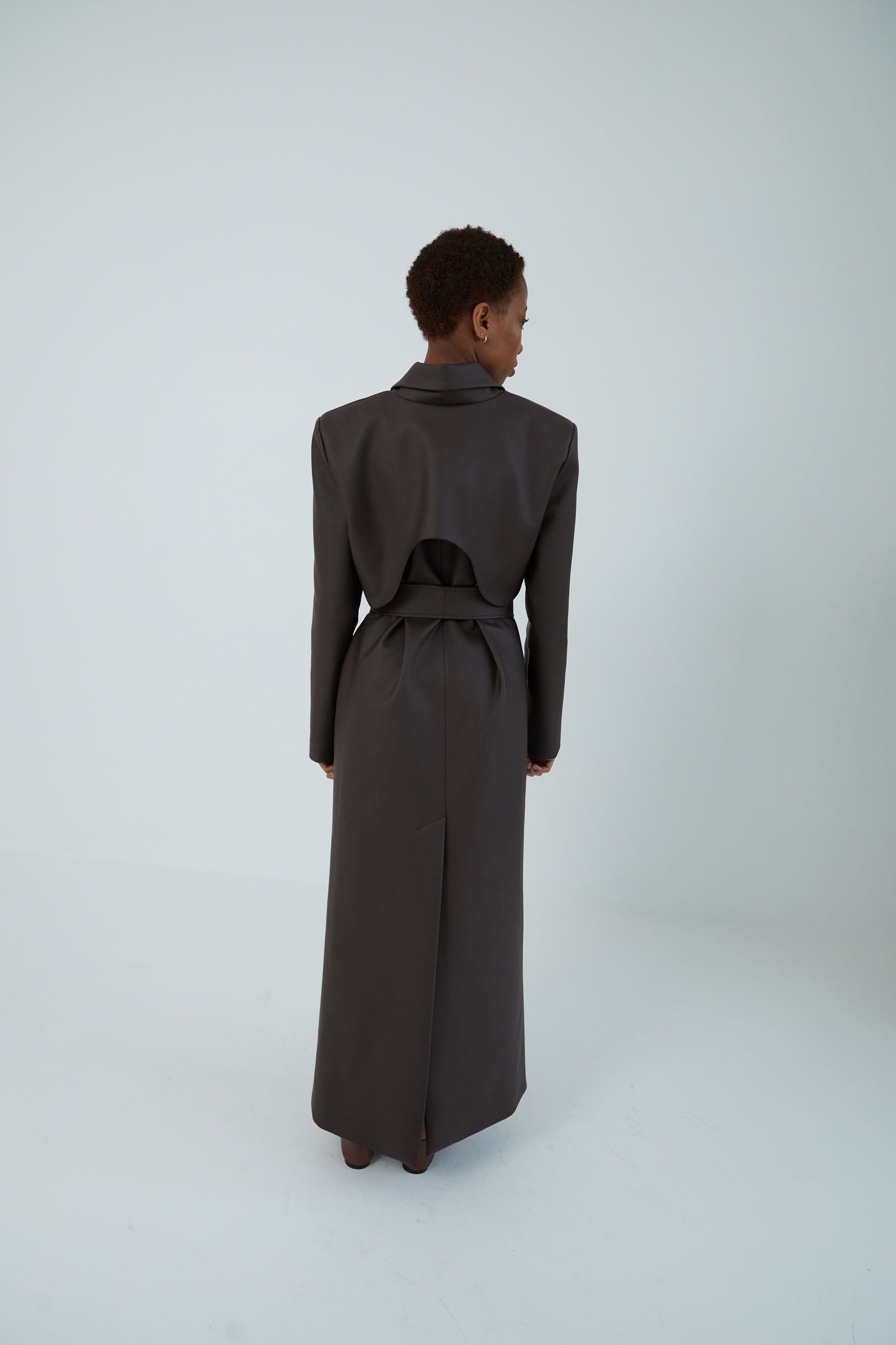 Maxi coat brown