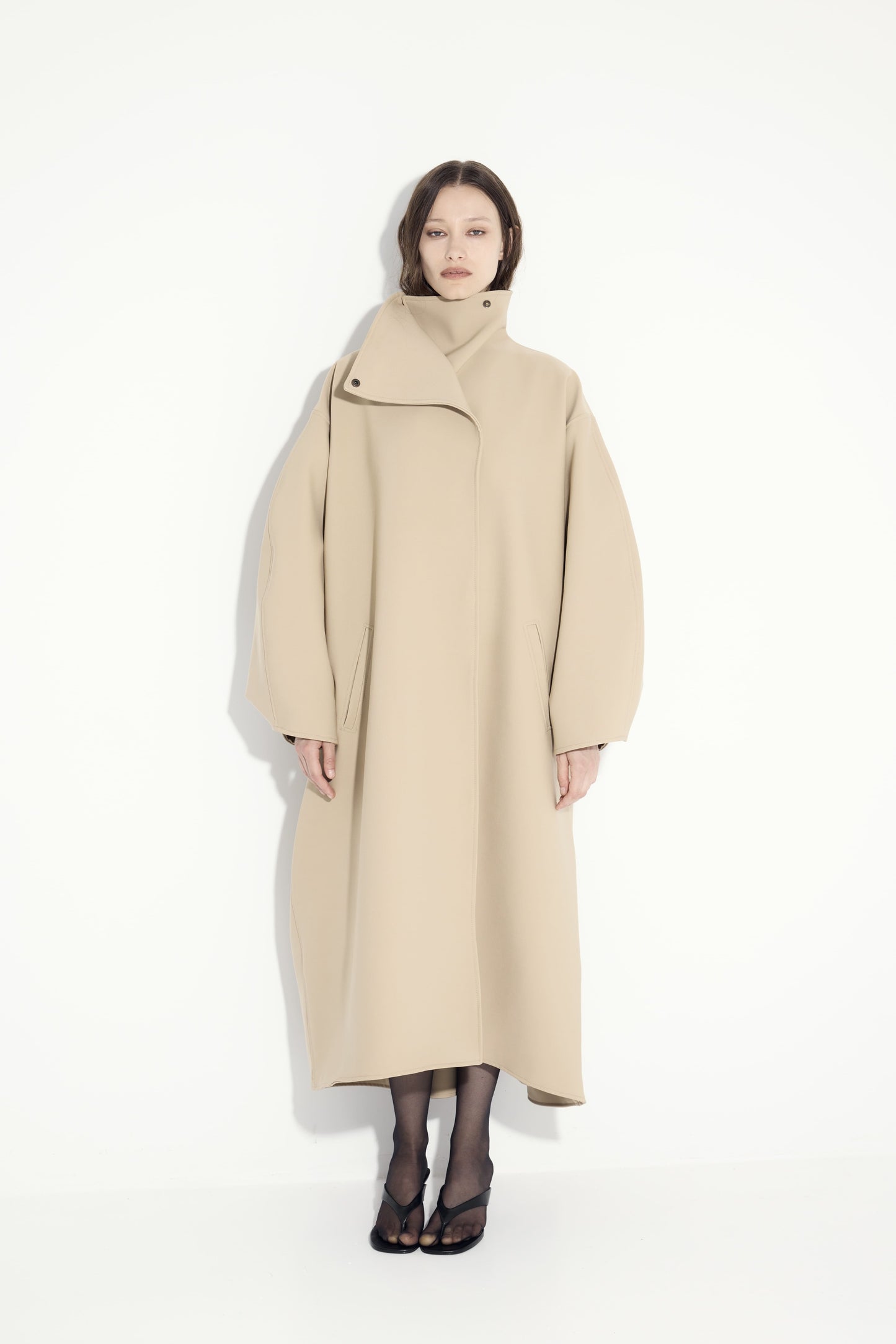 Mia Coat Mid-Season in beige