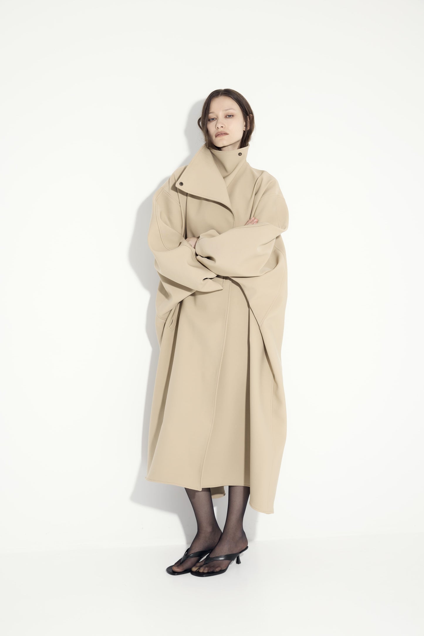 Mia Coat Mid-Season in beige