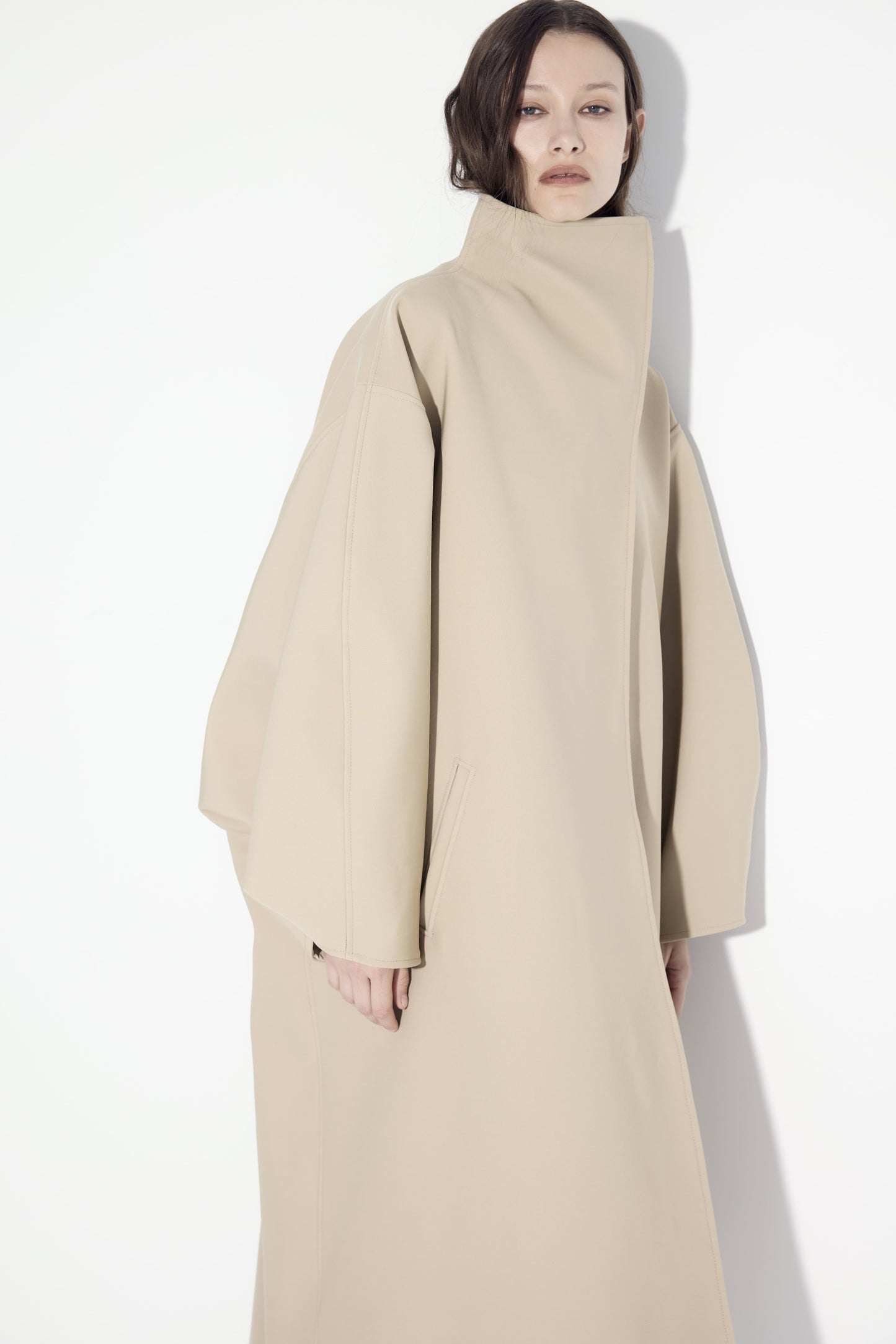 Mia Coat Mid-Season in beige